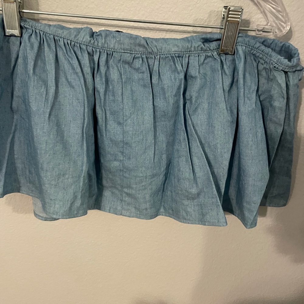 Roe + May Denim Crop Top